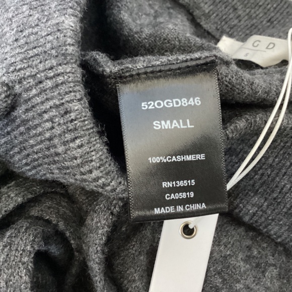 One gray day, cashmere joggers size small NWT - Picture 7 of 8